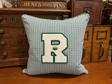 Load image into Gallery viewer, "R" Varsity Letter Pillow

