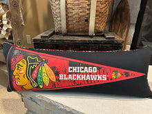Load image into Gallery viewer, Chicago Blackhawks Pennant Pillow
