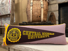 Load image into Gallery viewer, Central Michigan Pennant Pillow
