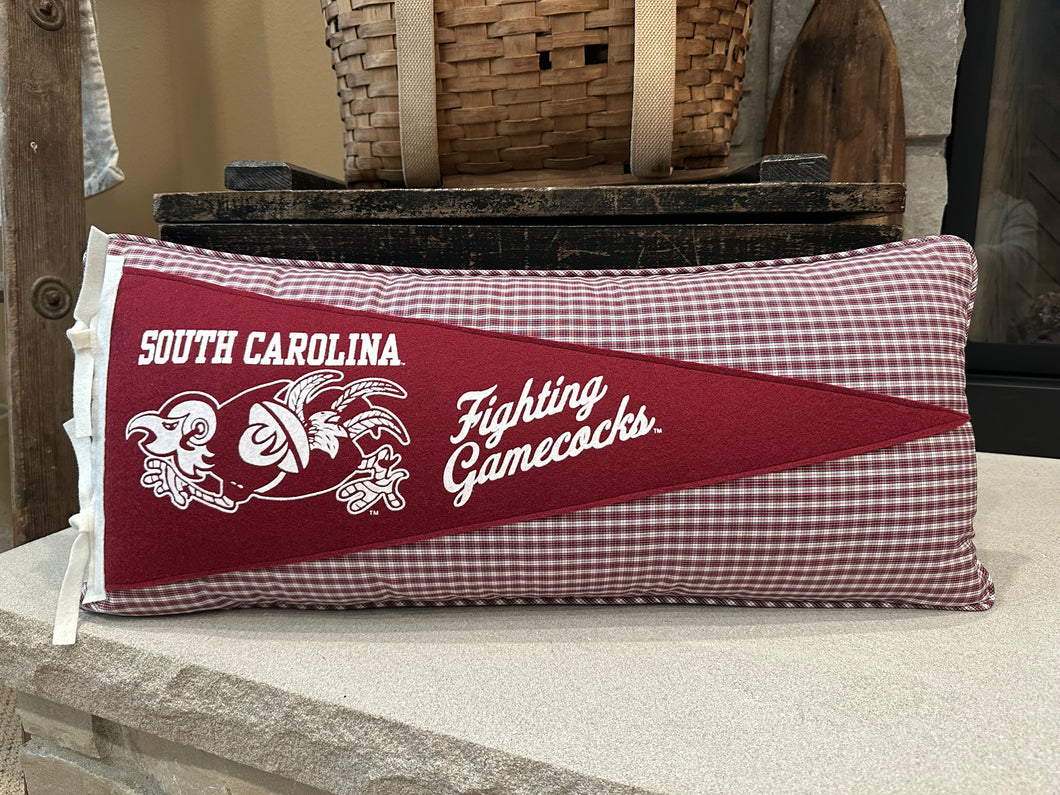 South Carolina Pennant Pillow