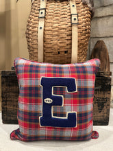 Load image into Gallery viewer, "E" Varsity Letter Pillow
