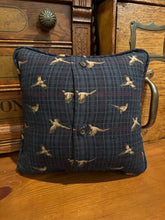 Load image into Gallery viewer, Thrifted pheasant shirt pillow
