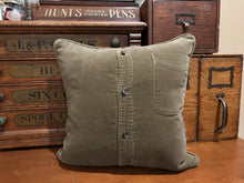 Load image into Gallery viewer, Custom Vintage Brass Horse Medallion (Owl) Pillow
