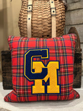 Load image into Gallery viewer, CM - Vintage Varsity Letter Pillow
