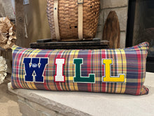 Load image into Gallery viewer, WILL Varsity Letter Pillow
