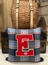 Load image into Gallery viewer, "E" Varsity Letter Pillow
