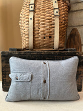 Load image into Gallery viewer, Custom Vintage Brass Deer Medallion Pillow
