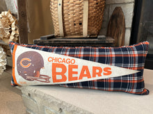 Load image into Gallery viewer, Chicago Bears Pennant Pillow
