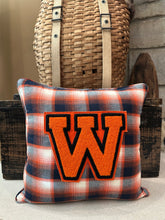Load image into Gallery viewer, "W" Varsity Letter Pillow
