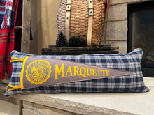 Load image into Gallery viewer, Marquette Vintage Pennant Pillow
