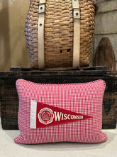 Load image into Gallery viewer, UW Madison Pennant Pillow
