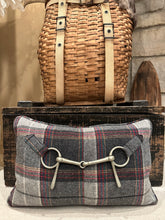 Load image into Gallery viewer, Horse Bit Pillow Thrifted
