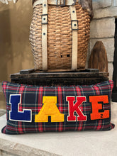 Load image into Gallery viewer, "LAKE" Varsity Letter Pillow
