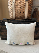 Load image into Gallery viewer, Grain sack with quilt piece bunny
