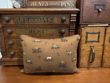Load image into Gallery viewer, Thrifted dog shirt pillow
