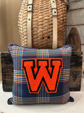 Load image into Gallery viewer, "W" Varsity Letter Pillow

