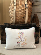 Load image into Gallery viewer, Embroidered tea towel (shopping)
