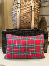 Load image into Gallery viewer, Grain sack, 4 plaid trees
