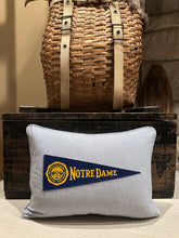 Load image into Gallery viewer, Notre Dame Pennant Pillow
