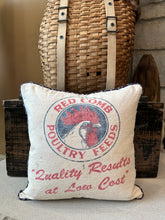 Load image into Gallery viewer, Poultry Feed Grainsack Pillow

