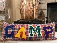 Load image into Gallery viewer, "CAMP" Varsity Letter Pillow

