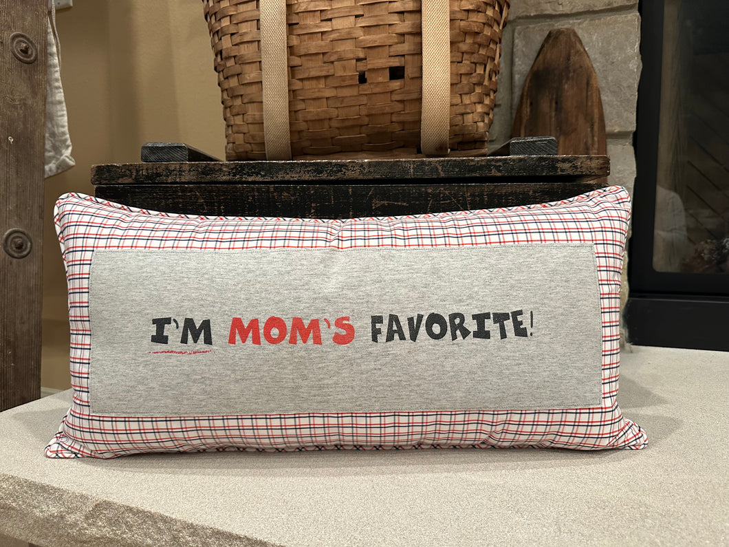 Custom Pillow, new poly insert, custom piping, 12x28