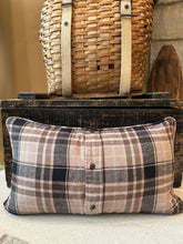 Load image into Gallery viewer, Custom Vintage Brass Horseshoe Medallion Pillow
