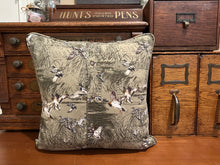 Load image into Gallery viewer, Thrifted duck shirt pillow
