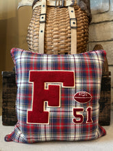Load image into Gallery viewer, F - Vintage Varsity Letter Pillow
