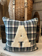 Load image into Gallery viewer, "A" Varsity Letter Pillow
