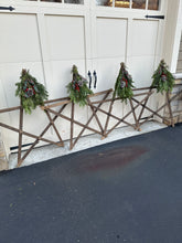 Load image into Gallery viewer, Tobacco Stick Star w Greenery &amp; Bow
