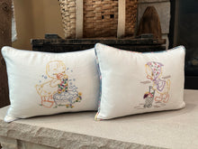 Load image into Gallery viewer, Embroidered tea towel (shopping)
