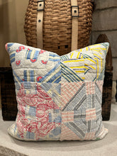 Load image into Gallery viewer, Bemis Grain sack with quilt square piece
