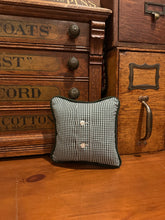 Load image into Gallery viewer, Horse scene fabric pillow - small gingham back
