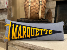 Load image into Gallery viewer, Marquette Vintage Pennant Pillow
