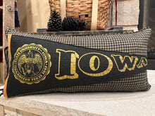 Load image into Gallery viewer, Iowa Vintage Pennant Pillow (1)

