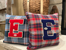 Load image into Gallery viewer, "E" Varsity Letter Pillow
