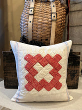 Load image into Gallery viewer, Grain sack with quilt piece, Cincinnati Seamless stamp
