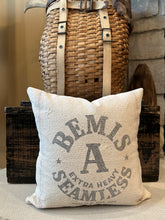 Load image into Gallery viewer, Bemis Grain sack with quilt square piece
