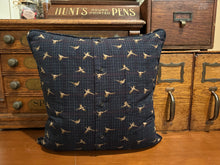 Load image into Gallery viewer, Thrifted pheasant shirt pillow

