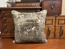 Load image into Gallery viewer, Thrifted duck shirt pillow
