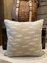 Load image into Gallery viewer, Thrifted fish shirt pillow
