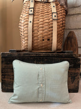 Load image into Gallery viewer, Green Toile w Horse Pillow w Pocket
