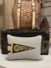 Load image into Gallery viewer, Notre Dame Pennant Pillow
