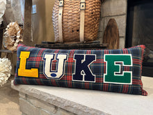 Load image into Gallery viewer, LUKE Varsity Letter Pillow
