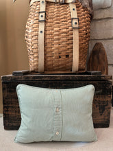Load image into Gallery viewer, Green Toile w Horse Pillow
