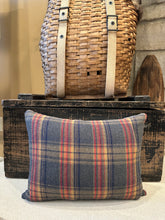 Load image into Gallery viewer, Grainsack pillow with shirt back, (numbers stamp)

