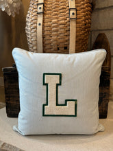 Load image into Gallery viewer, "L" Varsity Letter Pillow
