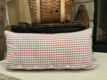 Load image into Gallery viewer, Custom Pillow, new poly insert, custom piping, 12x28
