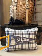 Load image into Gallery viewer, St Louis Vintage Pennant Pillow
